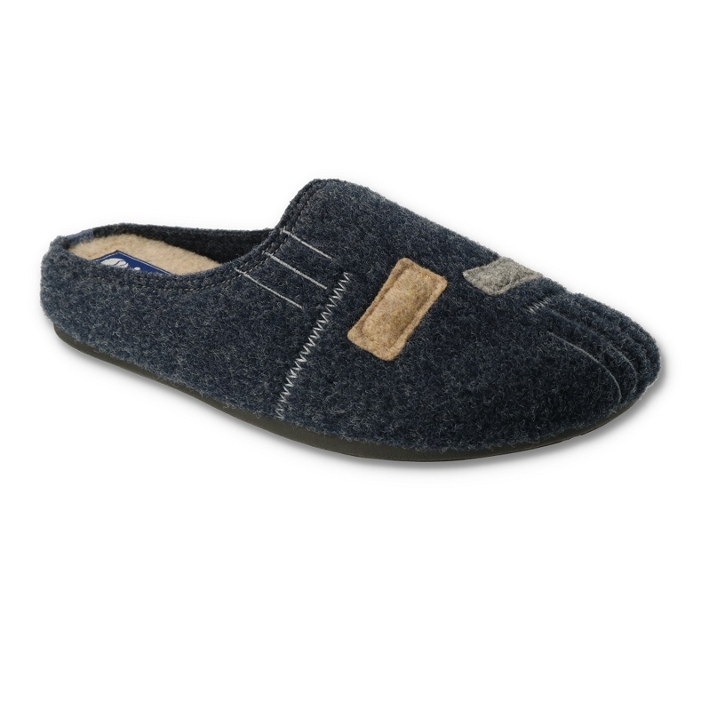 Befado Inblu pantofi barbatesti 155M014 albastru marin gri