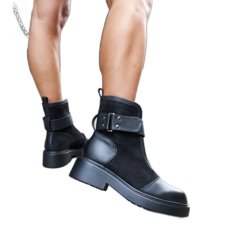 Cizme negre de dama de la Elbika negru Cizme negre de dama de la Elbika negru