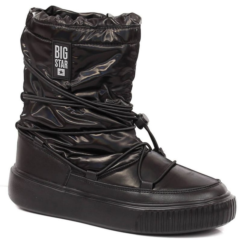 Cizme de zăpadă izolate metalic Big Star W INT1783A negru