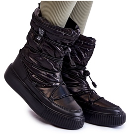 Cizme de zăpadă calde negre de damă Big Star KK274193 negru Cizme de zăpadă calde negre de damă Big Star KK274193 negru