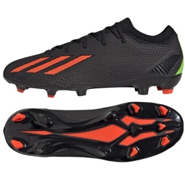 Ghete de fotbal Adidas X Speedportal.3 Fg GW8453 negru negru Ghete de fotbal Adidas X Speedportal.3 Fg GW8453 negru negru