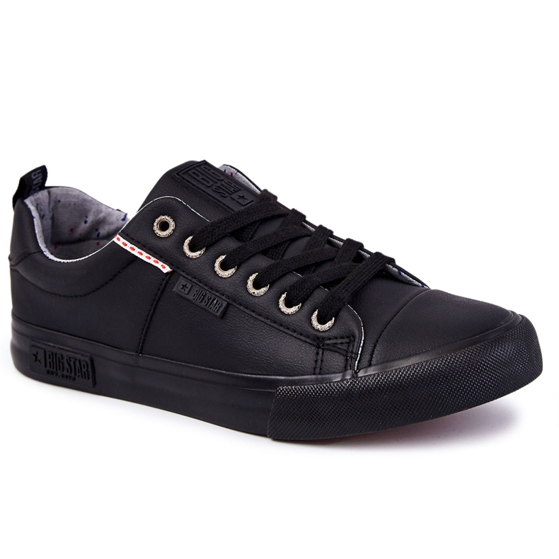 Pantofi de sport joasă pentru bărbați Big Star KK174004 Negri negru Pantofi de sport joasă pentru bărbați Big Star KK174004 Negri negru