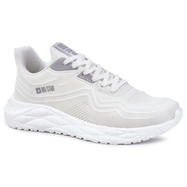 Pantofi sport ușoare pentru bărbați Big Star KK174017 Alb