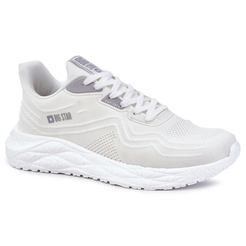 Pantofi sport ușoare pentru bărbați Big Star KK174017 Alb Pantofi sport ușoare pentru bărbați Big Star KK174017 Alb