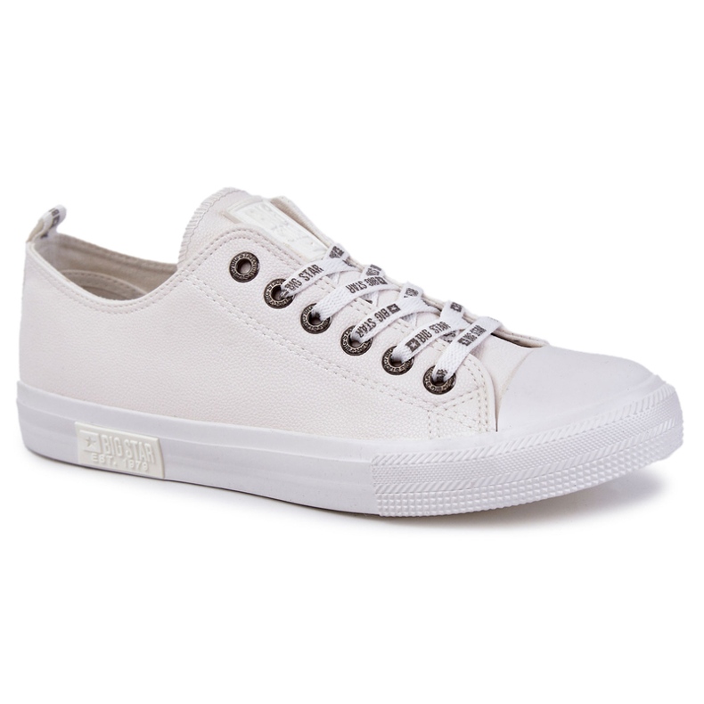 Big Star Adidaje pentru bărbați Eco -Leather Star Big KK174052 Alb
