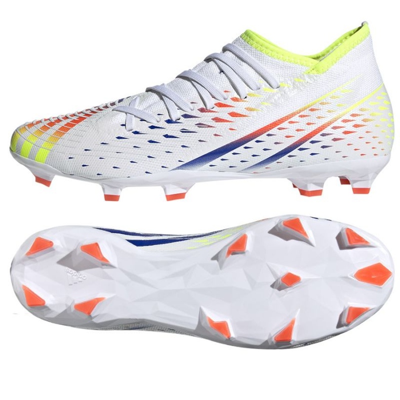 Ghete de fotbal Adidas Predator Edge.3 Fg M GW1002 alb alb Ghete de fotbal Adidas Predator Edge.3 Fg M GW1002 alb alb