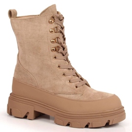 Cizme de drumeție izolate Potocki W WOL112B bej Cizme de drumeție izolate Potocki W WOL112B bej