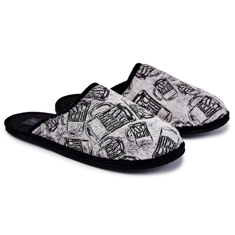 Papuci de casă pentru bărbați Panto Fino KK167001 Gri