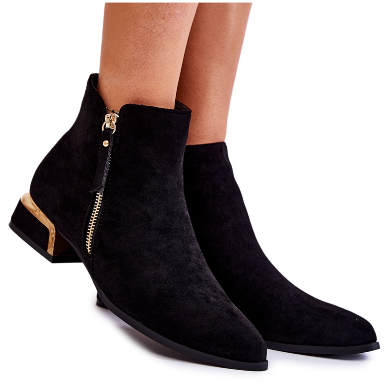 PS1 Cizme calde de damă din piele intoarsa neagra Laufey negru PS1 Cizme calde de damă din piele intoarsa neagra Laufey negru