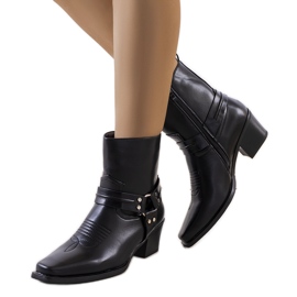 Cizme de cowboy Libiti negre negru Cizme de cowboy Libiti negre negru