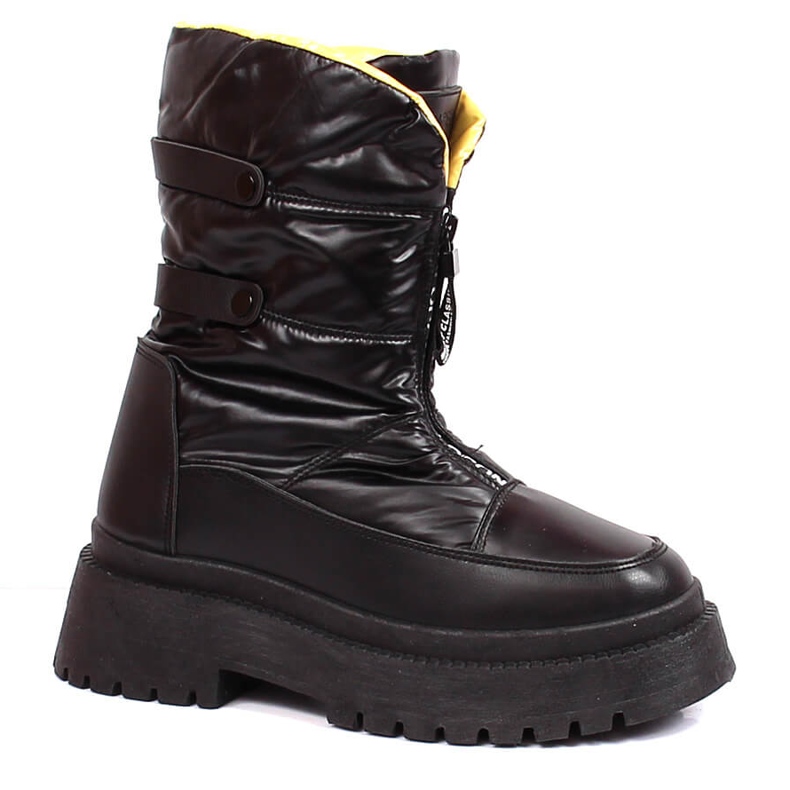 Cizme de zăpadă damă matlasate Vinceza negre negru