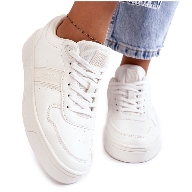 Sistem de spumă cu memorie Big Star Low Pantofi sport KK274259 Alb