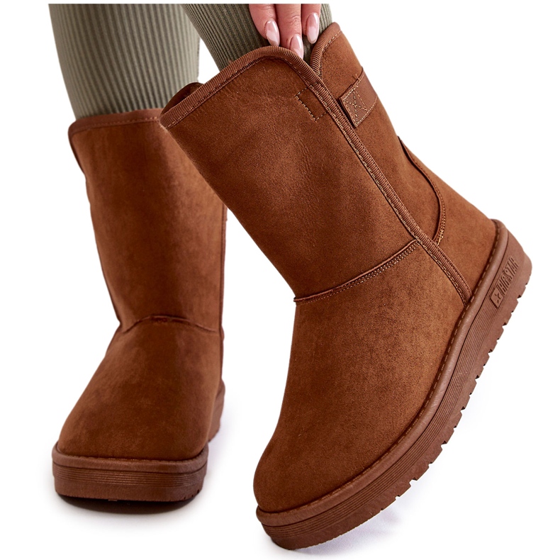 Cizme de zăpadă înalte de damă Big Star KK274616 maro