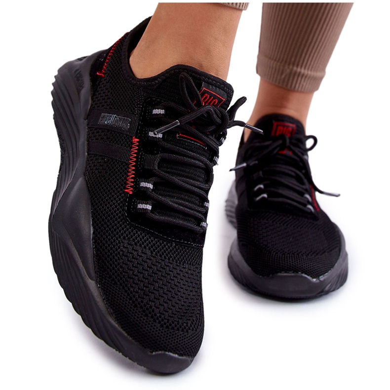 Pantofi de damă cu sistem de spumă cu memorie Big Star KK274345 Negri negru