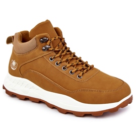 BM Pantofi de trekking calduri pentru bărbați Trappers Camel Otto maro BM Pantofi de trekking calduri pentru bărbați Trappers Camel Otto maro