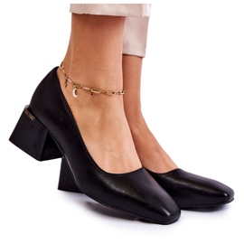 Pompi Piele La.Fi 230034B-QN Negru Pompi Piele La.Fi 230034B-QN Negru