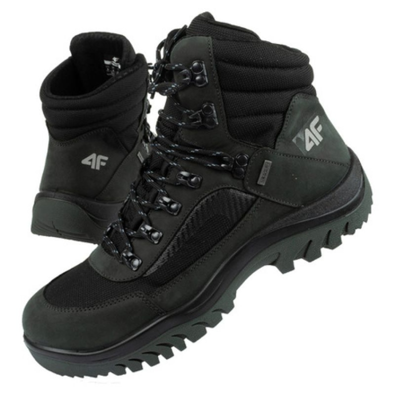 Pantofi de trekking 4F OBMH253 22S negru