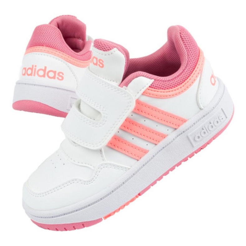 Pantofi sport Adidas Hoops 3.0 GW0440 alb