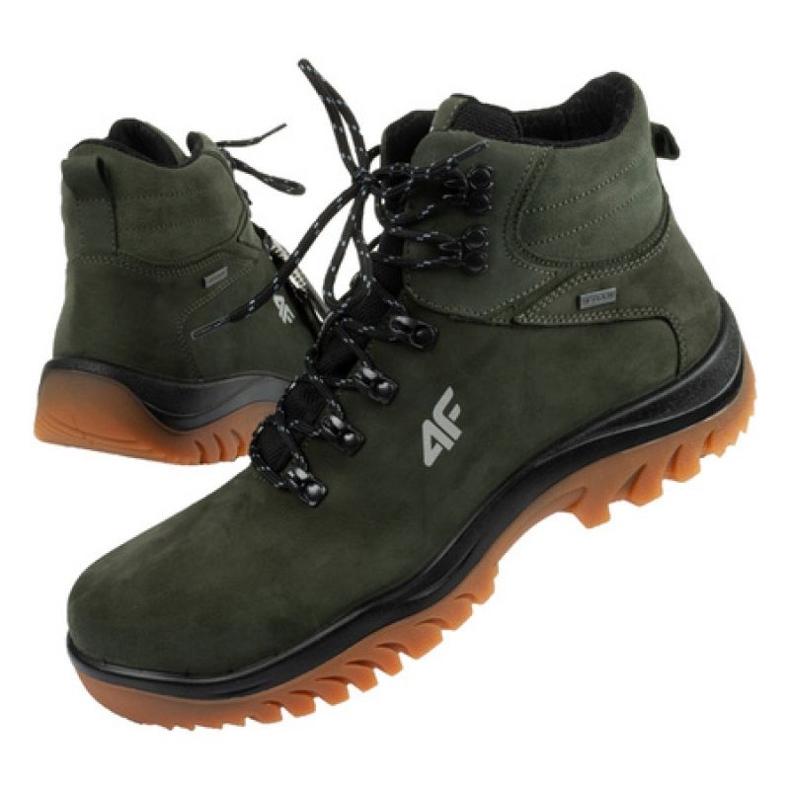 4F OBMH257 43S pantofi de trekking verde