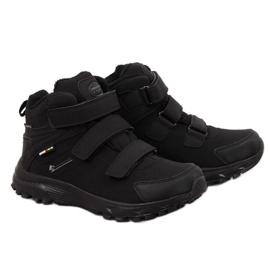 Pantofi de trekking impermeabili cu Velcro American Club W AM854 negru