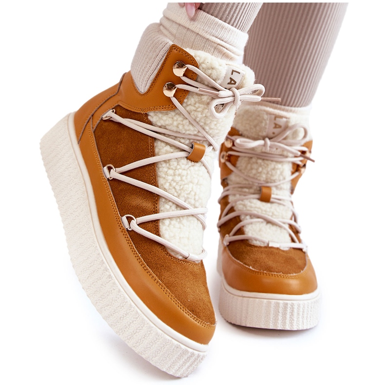 PL4 Cizme de zapada dama La.Fi 280072Y-QN Camel maro