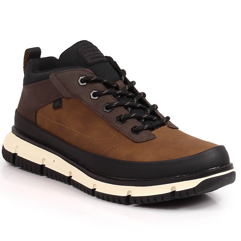 Pantofi de bărbați confortabili, înalți, maro, Bugatti KK153232 negru
