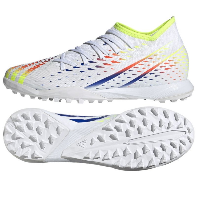Ghete de fotbal Adidas Predator Edge.3 Tf M GW0951 alb alb