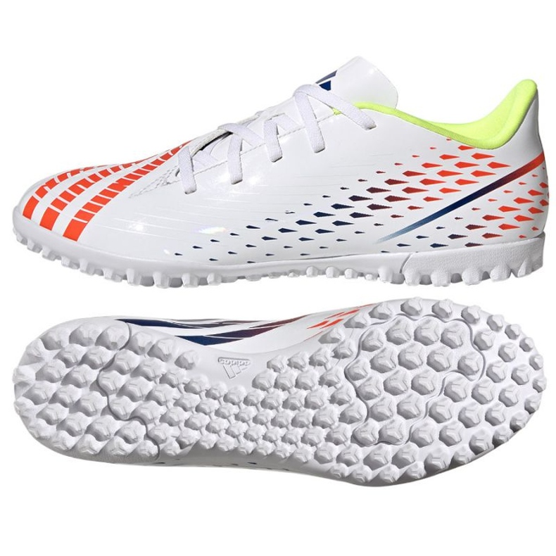 Ghete de fotbal Adidas Predator Edge.4 Tf M GV8526 alb alb