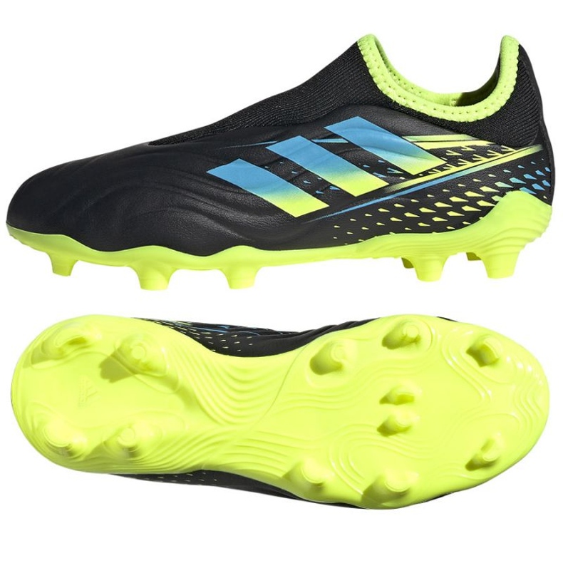 Ghete de fotbal Adidas Copa Sense.3 Ll Fg Jr GZ1388 negru negru Ghete de fotbal Adidas Copa Sense.3 Ll Fg Jr GZ1388 negru negru
