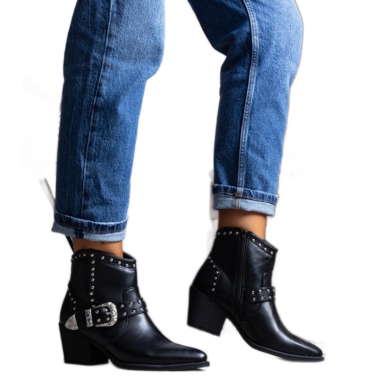Cizme de cowboy Zoila negre negru