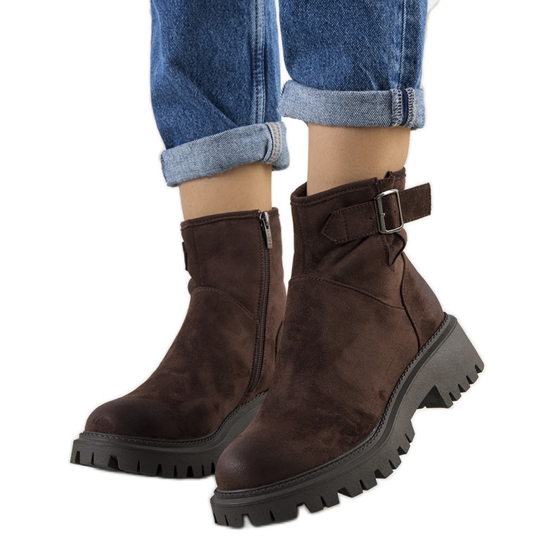 Cizme maro de la Alejandra