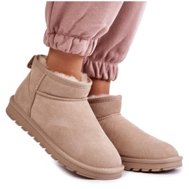 FS1 Cizme de zăpadă joase din piele intoarsa de dama Bej deschis Shelie FS1 Cizme de zăpadă joase din piele intoarsa de dama Bej deschis Shelie