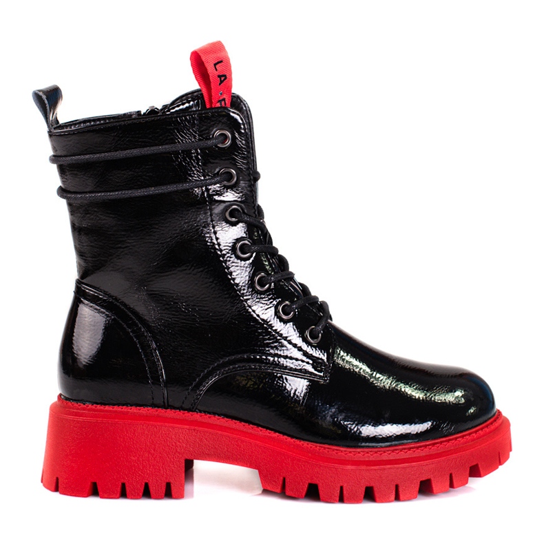 Lucratoare Shelovet cu talpa rosie negru