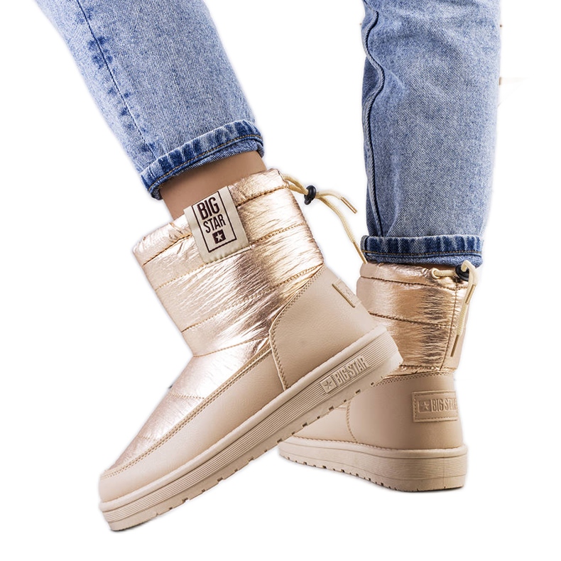 Big Star Cizme de zapada aurii II274121 bej