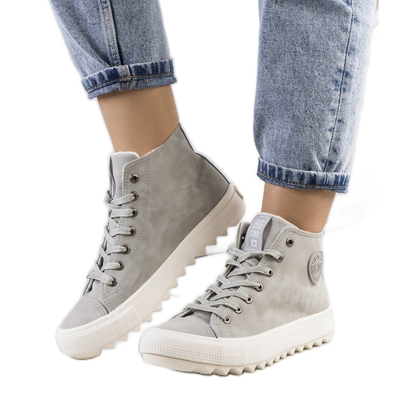 Tenisi izolați gri Big Star EE274114 Tenisi izolați gri Big Star EE274114