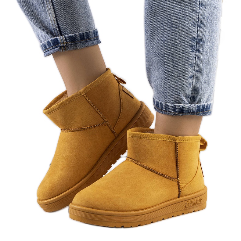 Big Star KK274289 Cizme de zăpadă pentru femei bej bej pentru femei