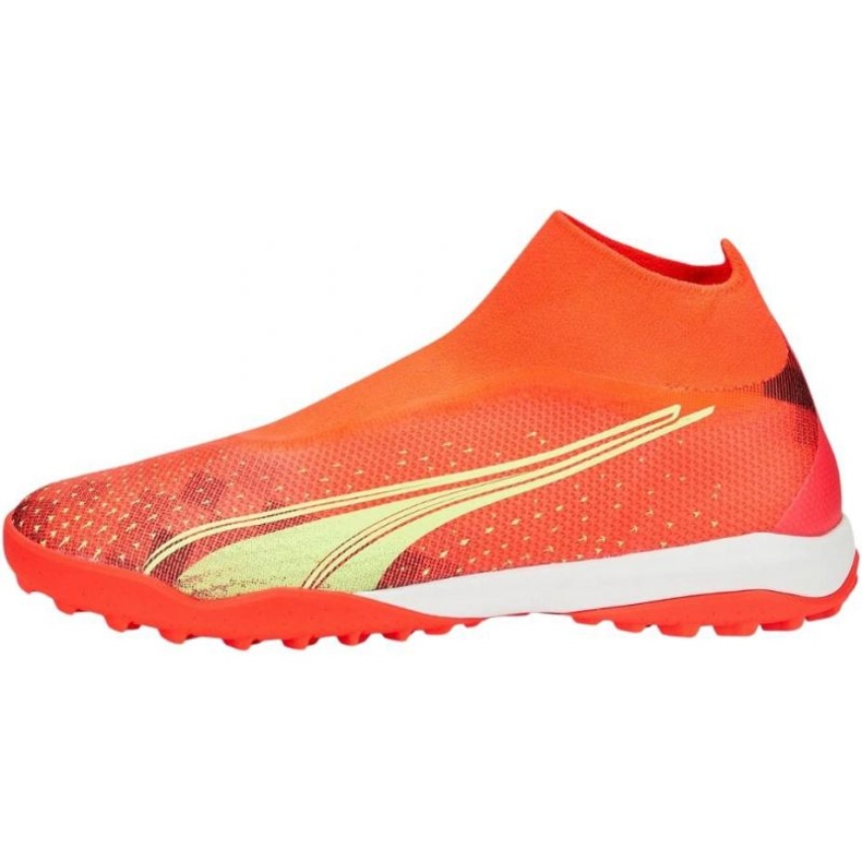Pantofi de fotbal Puma Ultra Match+ Ll Tt 107034 03 portocale portocale si rosii Pantofi de fotbal Puma Ultra Match+ Ll Tt 107034 03 portocale portocale si rosii
