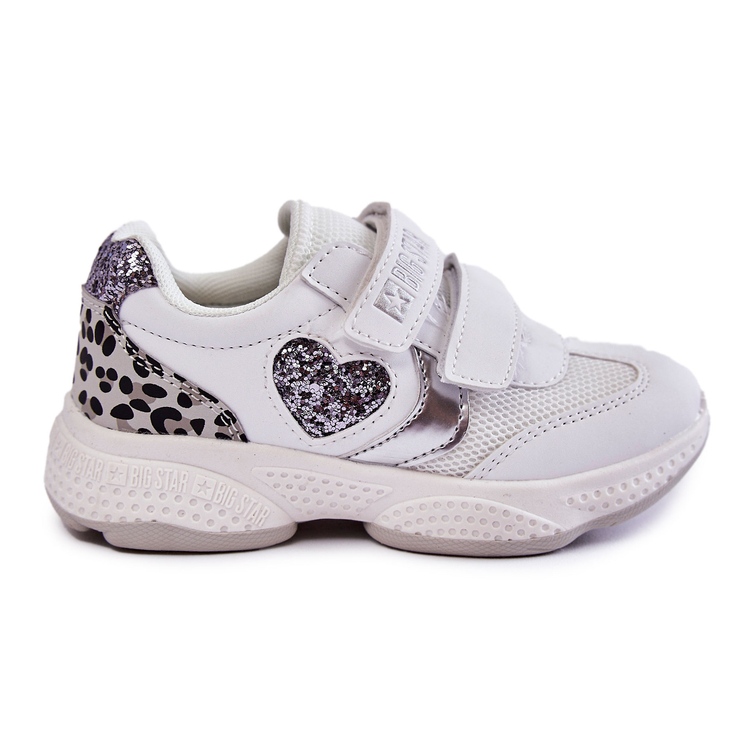 Pantofi sport pentru copii cu Velcro Big Star KK374022 Alb Pantofi sport pentru copii cu Velcro Big Star KK374022 Alb