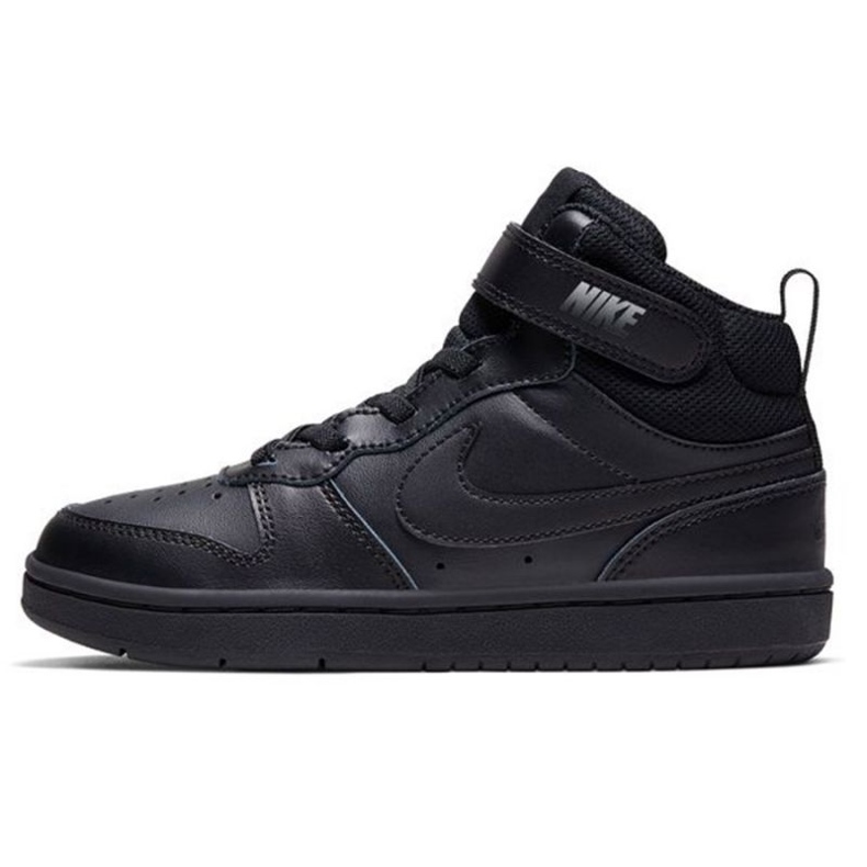 Nike Court Borough Mid 2 Jr CD7783 001 negru Nike Court Borough Mid 2 Jr CD7783 001 negru