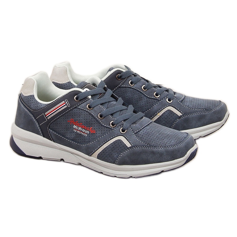 Pantofi sport casual pentru bărbați bleumarin McBraun albastru