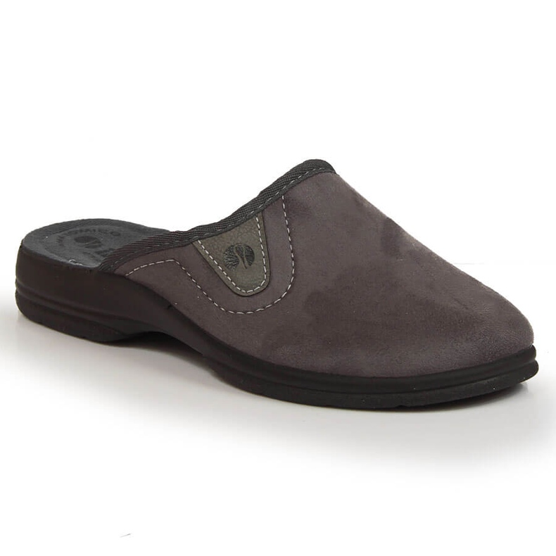 Papuci de casă pentru bărbați, gri, confortabili, Inblu