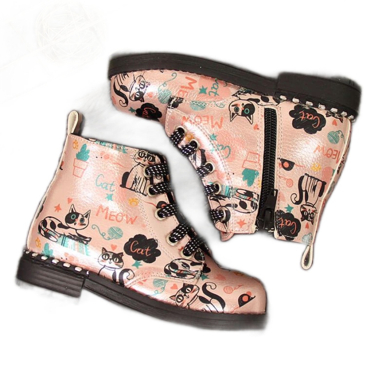 Nautilus Cizme cizme de toamna Navy Dot Jr WOL6B roz