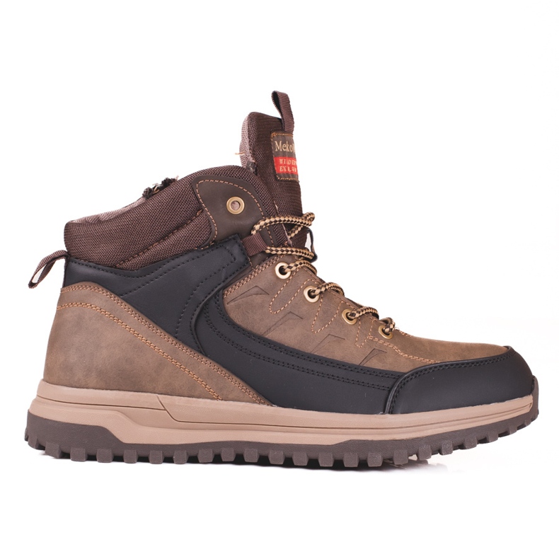 SHELOVET Cizme înalte maro pentru bărbați SHELOVET Cizme înalte maro pentru bărbați