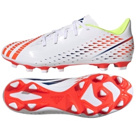 Ghete de fotbal Adidas Predator Edge.4 FxG M GW0989 alb alb