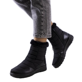 PA1 Cizme negre matlasate de la Beau negru PA1 Cizme negre matlasate de la Beau negru