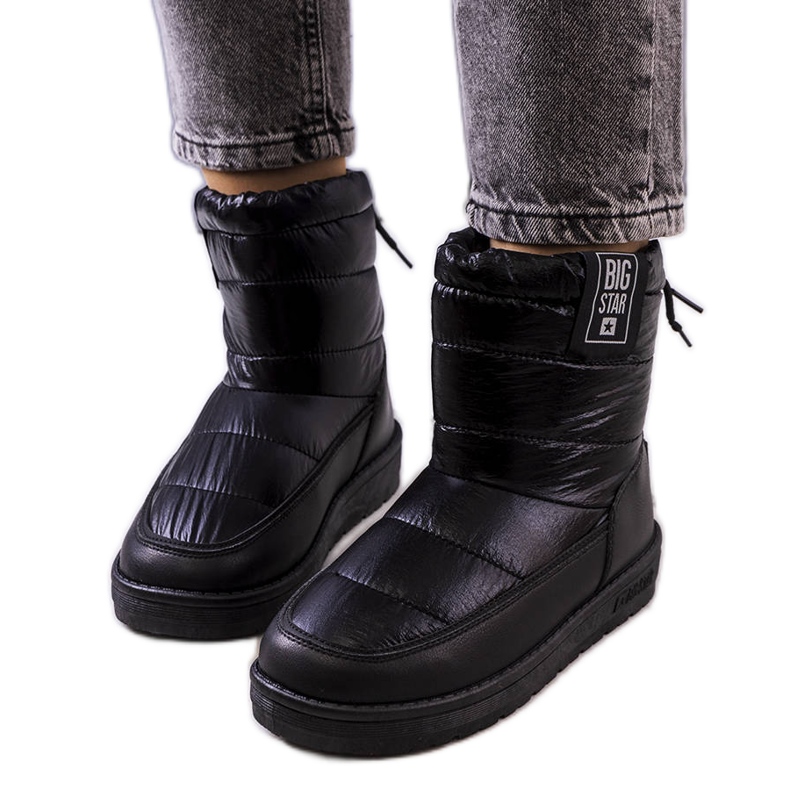 Big Star Cizme negre pentru zapada II274120 negru Big Star Cizme negre pentru zapada II274120 negru