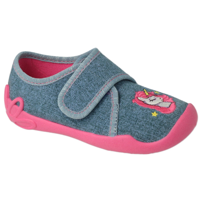 Pantofi copii Befado 122X016 albastru roz