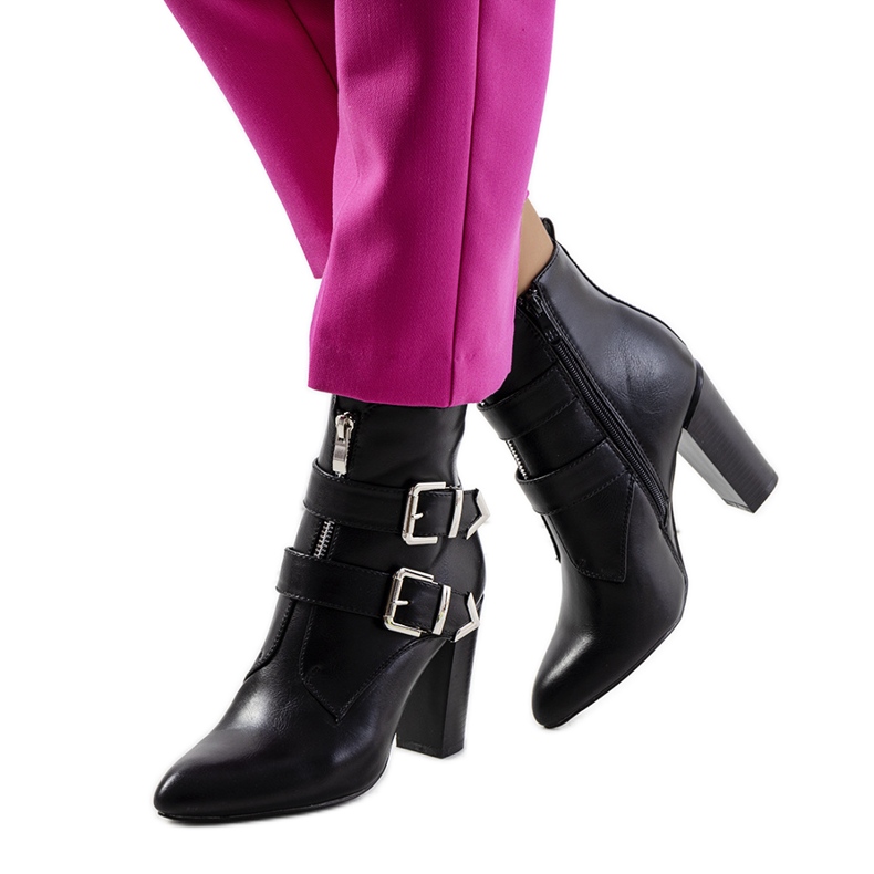 PA1 Cizme negre Azmar negru PA1 Cizme negre Azmar negru