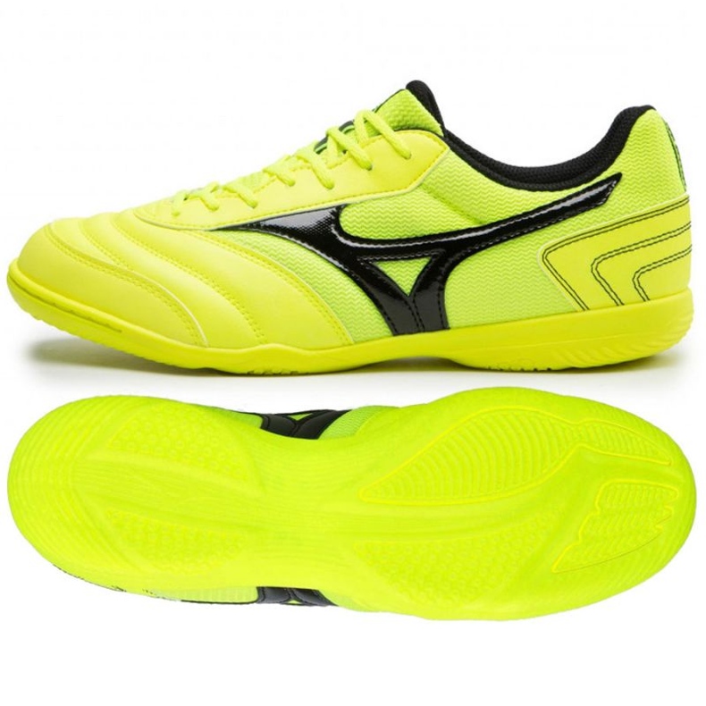 Mizuno Mrl Sala Club In Q1GA220345 pantofi de fotbal de aur verde