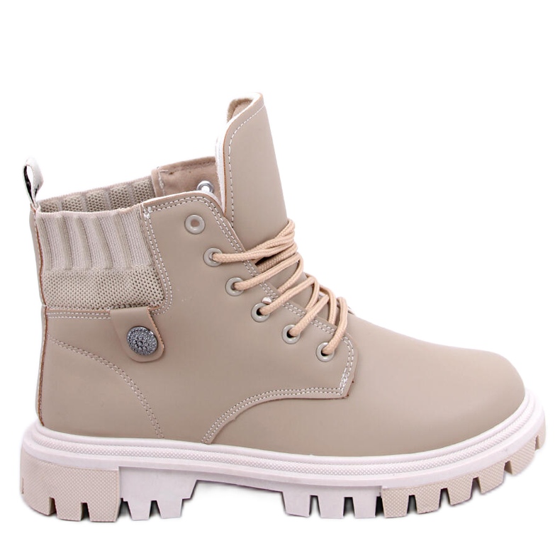 BM Cizme trappers dama Atomic Beige bej